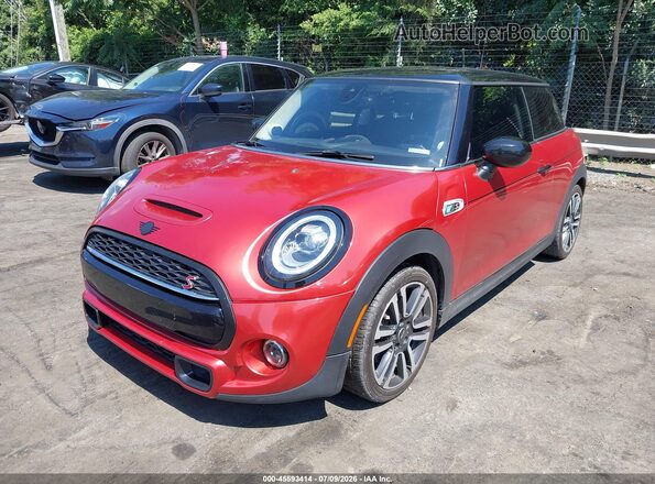 WMWXR5C06M2N40134 2021 MINI HARDTOP Red Front left