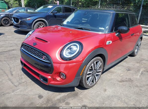 WMWXR5C06M2N40134 2021 MINI HARDTOP Red Front view