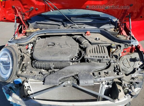 WMWXR5C08L2L67229 2020 MINI COOPER Red უკანა სალონის ხედი
