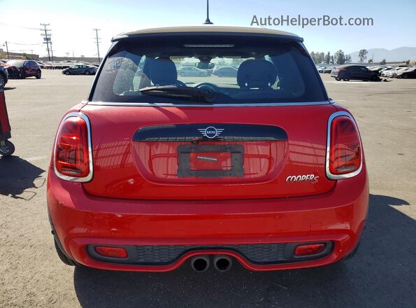 WMWXR5C08L2L67229 2020 MINI COOPER Red უკანა ხედი