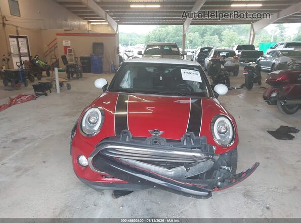 WMWXU1C31H2F77960 2017 MINI HARDTOP Red Առջևի վահանակի տեսք