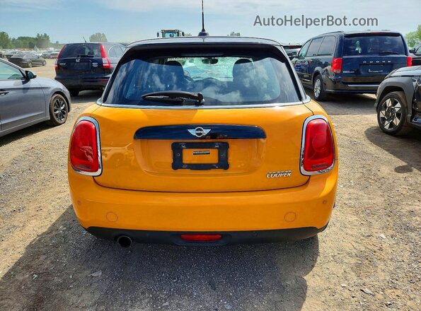 WMWXU1C35H2F78321 2017 MINI COOPER Orange Вид ззаду