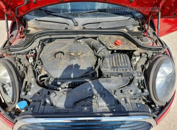 WMWXU1C53G2E16798 2016 MINI COOPER Red უკანა სალონის ხედი