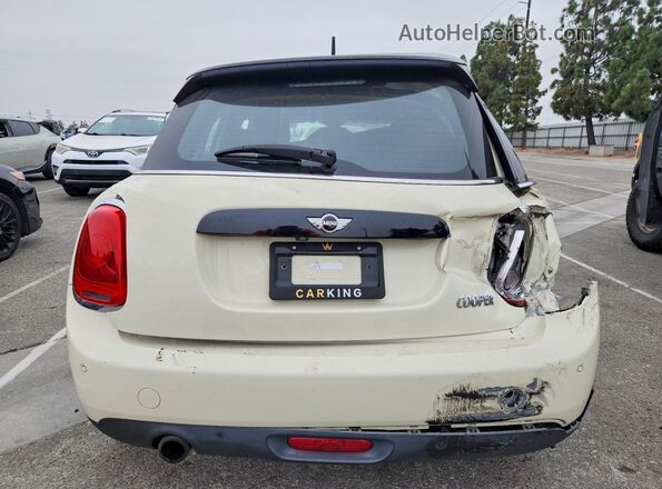 WMWXU1C56H2E17896 2017 MINI COOPER Cream Rear view