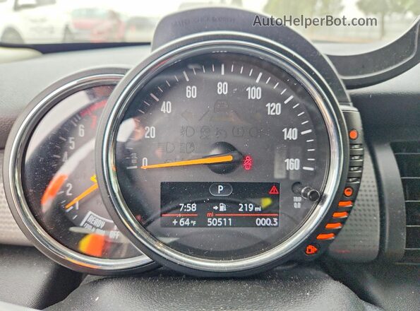 WMWXU1C56H2E17896 2017 MINI COOPER Cream Instrument cluster view