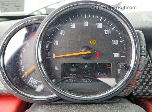 WMWXU3C36H2F49129 2017 MINI COOPER Gray Instrument cluster view