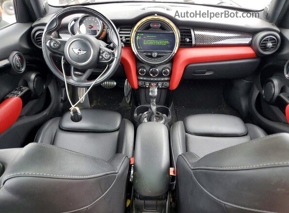 WMWXU3C36H2F49129 2017 MINI COOPER Gray Dashboard view