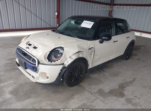 WMWXU3C3XH2F48386 2017 MINI HARDTOP Cream Առջևի ձախ երեք քառորդ տեսարան