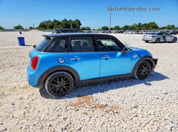 WMWXU3C55H2D32642 2017 MINI COOPER Blue Задня права чверть