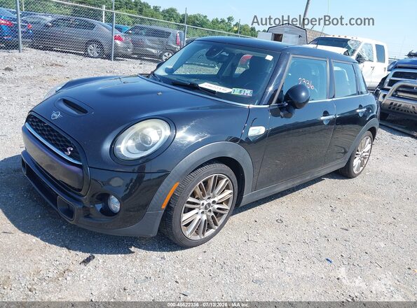 WMWXU3C59K2H55280 2019 MINI HARDTOP Black Առջևի ձախ երեք քառորդ տեսարան