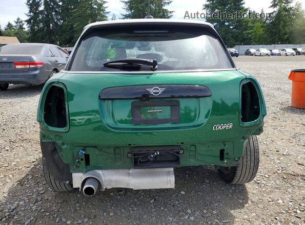 WMWXU7C01M2N62293 2021 MINI COOPER Green Вид ззаду