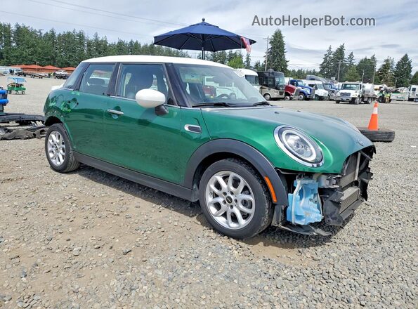 WMWXU7C01M2N62293 2021 MINI COOPER Green Передня права чверть