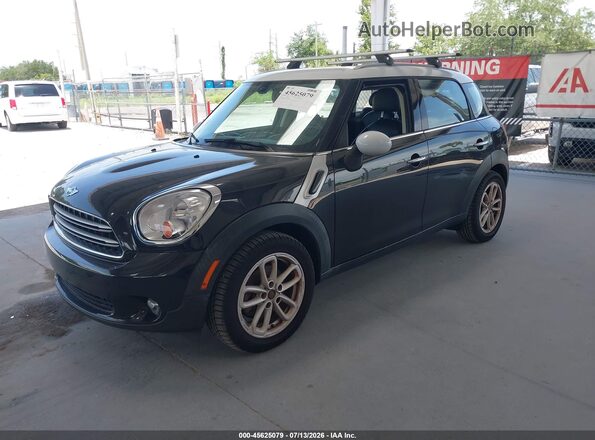 WMWZB3C51GWR47210 2016 MINI COUNTRYMAN Black Vista tres cuartos delantera izquierda