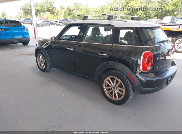 WMWZB3C51GWR47210 2016 MINI COUNTRYMAN Black Trasero izquierdo