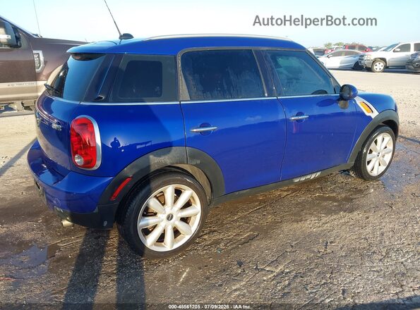 WMWZB3C52GWR47894 2016 MINI COUNTRYMAN Blue უკანა მარჯვენა