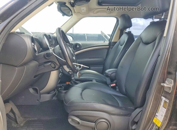 WMWZB3C5XGWR47268 2016 MINI COOPER Gray Front interior view