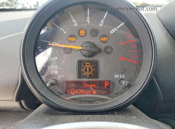 WMWZB3C5XGWR47268 2016 MINI COOPER Gray Instrument cluster view