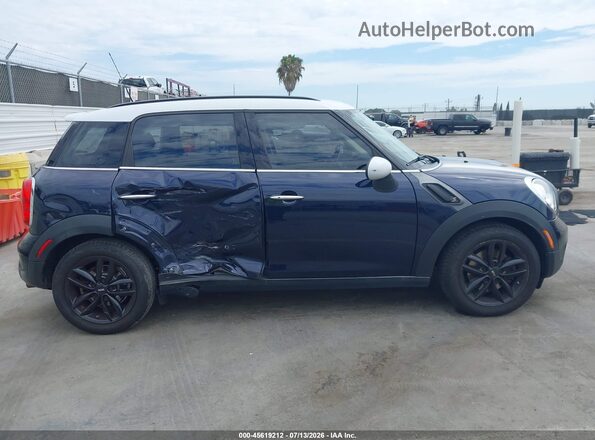 WMWZC3C51GWT07141 2016 MINI COUNTRYMAN Blue Սալոնի հետևի տեսք