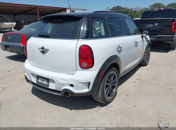WMWZC3C53GWT08744 2016 MINI COUNTRYMAN Белый Задняя правая четверть