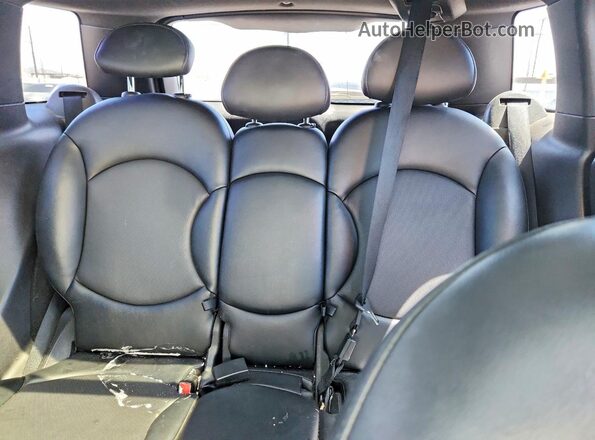 WMWZC3C54GWT08834 2016 MINI COOPER Black უკანა სავარძლების ხედი