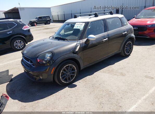 WMWZC3C55GWT10978 2016 MINI COUNTRYMAN Черный Передняя левая четверть