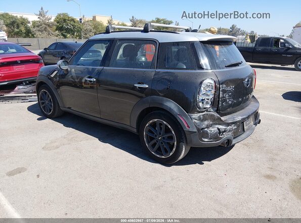 WMWZC3C55GWT10978 2016 MINI COUNTRYMAN Черный Задняя левая четверть