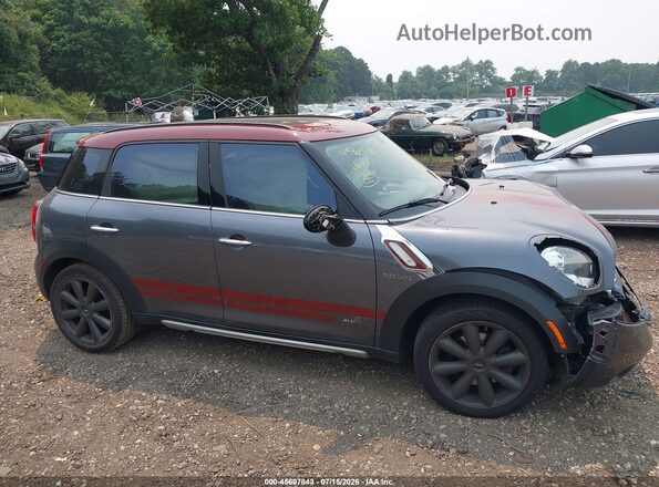 WMWZC5C50GWU04097 2016 MINI COUNTRYMAN Gray Вид задньої частини салону