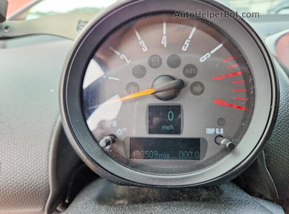 WMWZC5C53GWU03381 2016 MINI COOPER Red Սարքավորումների վահանակի տեսք