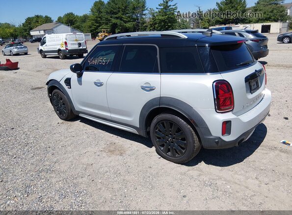 WMZ23BR08M3N19218 2021 MINI COUNTRYMAN Серебряный Задняя левая четверть