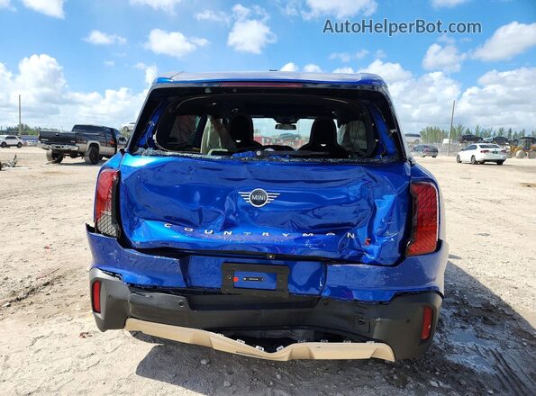 WMZ23GA01S7P94282 2025 MINI COUNTRYMAN Blue Rear view