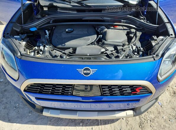 WMZ23GA01S7P94282 2025 MINI COUNTRYMAN Blue Engine compartment view