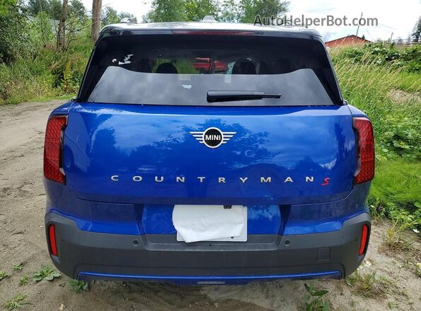 WMZ23GA05T7V32332 2026 MINI COUNTRYMAN Blue Вид ззаду