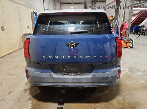 WMZ23GA08S7T57654 2025 MINI COUNTRYMAN Blue Widok z tyłu