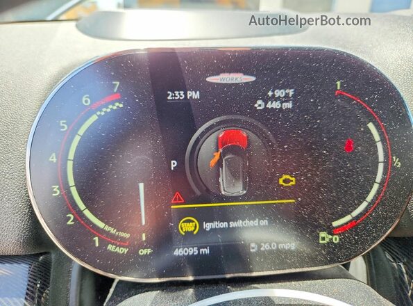 WMZ33BS02M3M62156 2021 MINI COOPER Черный Вид щитка приборов