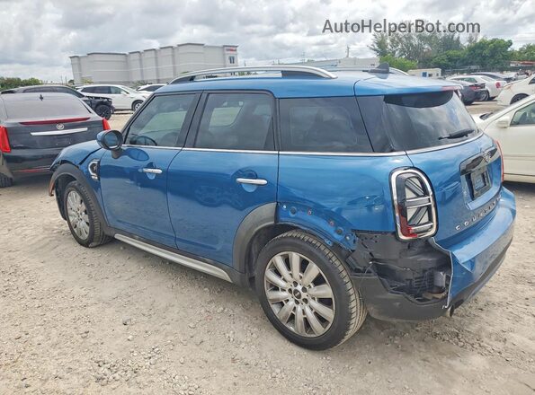 WMZ53BR09M3M77316 2021 MINI COOPER Blue Задня ліва чверть