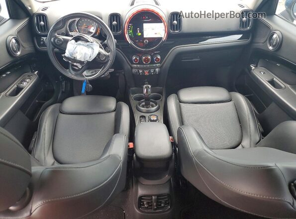 WMZ53BR09M3M77316 2021 MINI COOPER Blue Вид панелі приладів