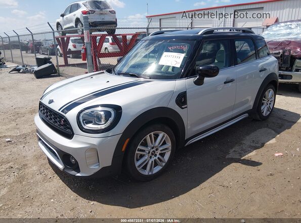 WMZ53BR0XN3N72744 2022 MINI COUNTRYMAN White Vista tres cuartos delantera izquierda