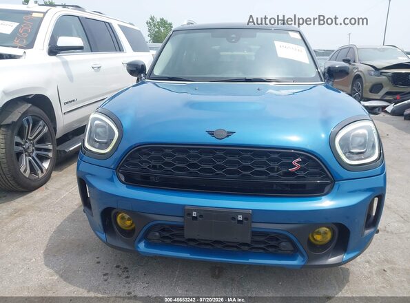 WMZ83BR06P3P69443 2023 MINI COUNTRYMAN Blue Instrument cluster view
