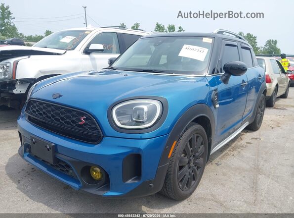 WMZ83BR06P3P69443 2023 MINI COUNTRYMAN Blue Front left