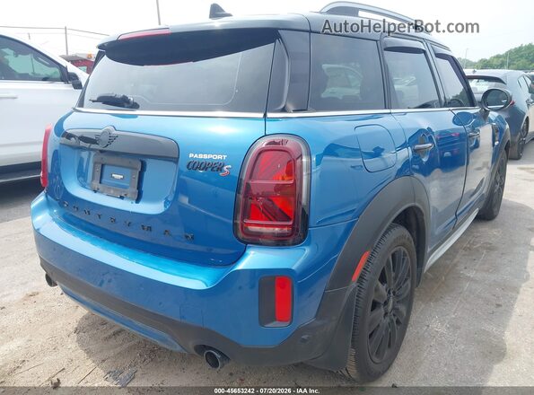 WMZ83BR06P3P69443 2023 MINI COUNTRYMAN Blue Rear right