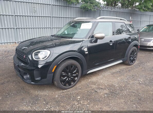 WMZ83BR0XR3S16233 2024 MINI COUNTRYMAN Black წინა მარცხენა ხედი სამი მეოთხედიდან
