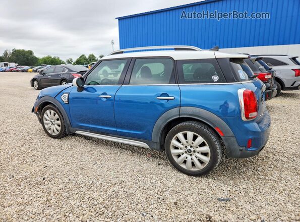 WMZYS7C35H3B63073 2017 MINI COOPER Blue Задня ліва чверть
