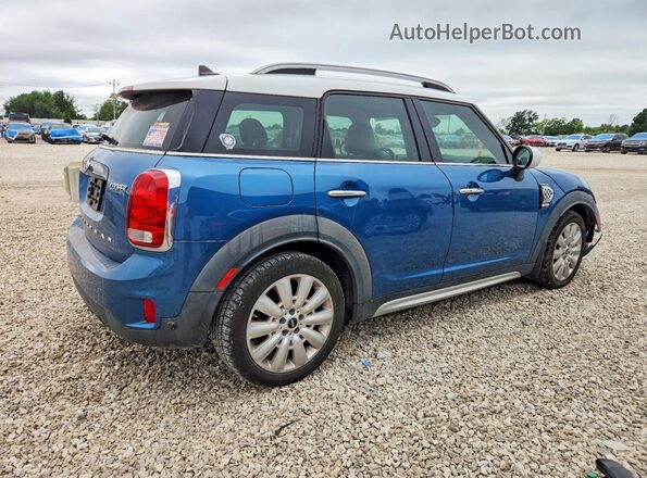 WMZYS7C35H3B63073 2017 MINI COOPER Blue Задня права чверть