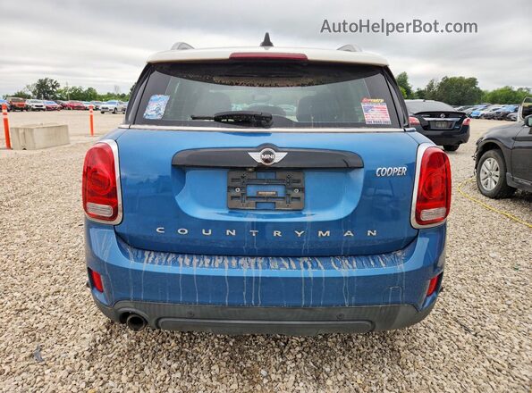 WMZYS7C35H3B63073 2017 MINI COOPER Blue Вид ззаду