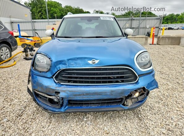 WMZYS7C35H3B63073 2017 MINI COOPER Blue Вид спереду