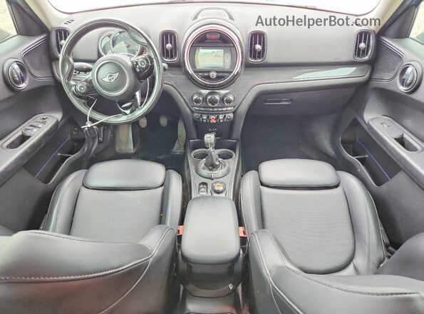 WMZYS7C35H3B63073 2017 MINI COOPER Blue Вид панелі приладів