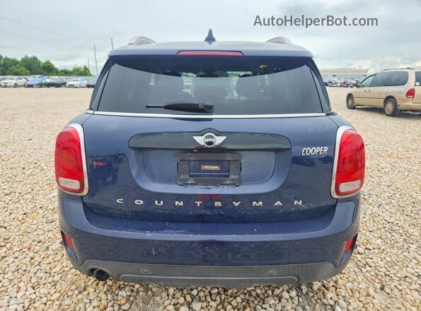 WMZYS7C38J3E07854 2018 MINI COOPER Blue Հետևի տեսք