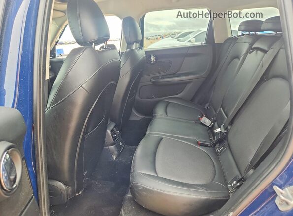 WMZYS7C38J3E07854 2018 MINI COOPER Blue Հետևի նստատեղերի տեսք