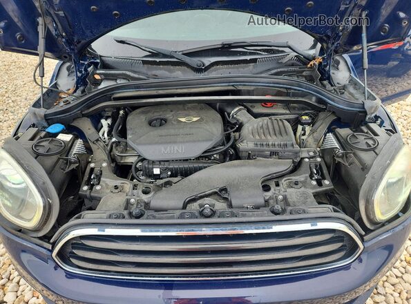 WMZYS7C38J3E07854 2018 MINI COOPER Blue Սալոնի հետևի տեսք