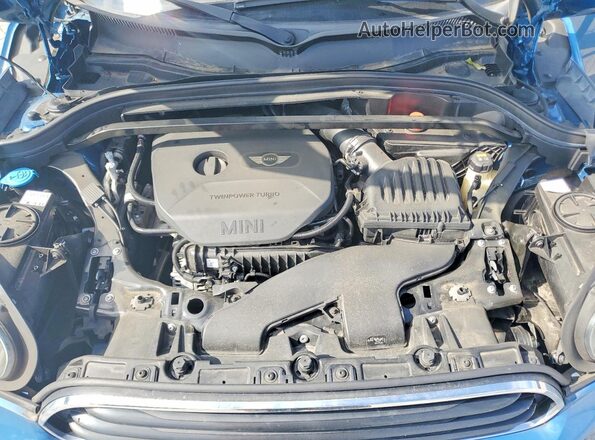 WMZYS7C3XJ3B63169 2018 MINI COOPER Blue უკანა სალონის ხედი